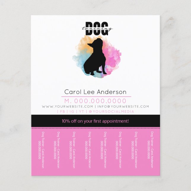 Papier Entraînement des chiens (Devant)