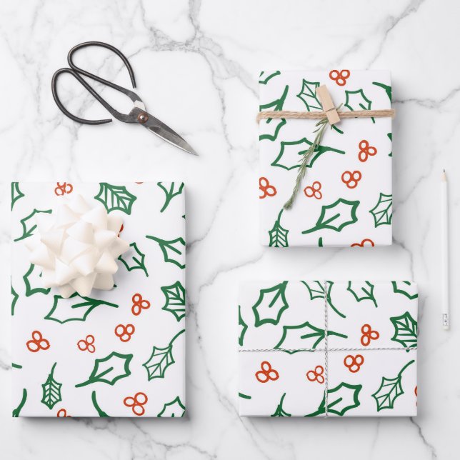 Papier enveloppant de Noël (Recto)