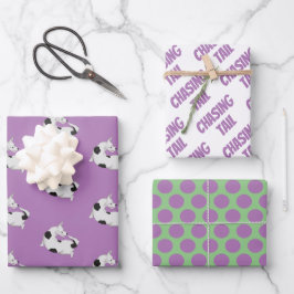 Papier Enveloppant Drôle Pour Chiens Anniversaire