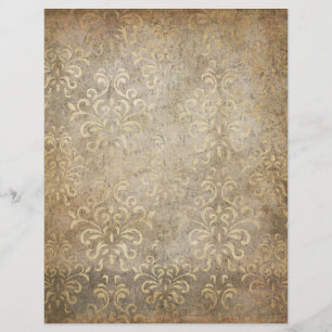 Papier Ephémère Vintage Shabby Damask
