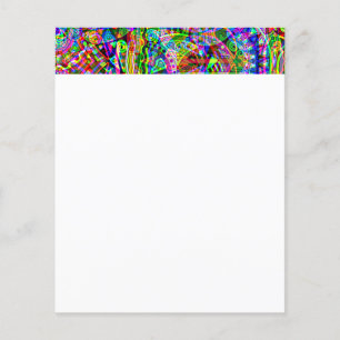 Papier Esquisse Imaginaire Art - Neon Abstrait Maj 3