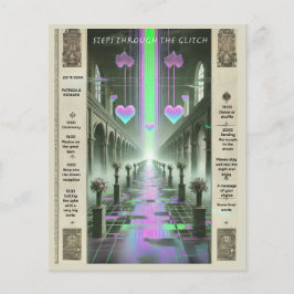 Papier Étapes à travers le Mariage Weirdcore Glitch