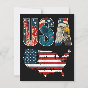 Papier Etats-Unis Patriotique 4 juillet Amérique Drapeau