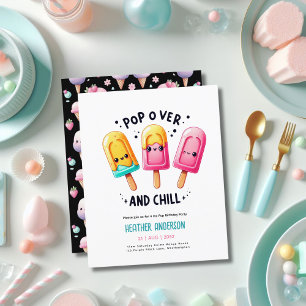 Papier Été Ice Pop Popsicle Crème de glace Anniversaire E