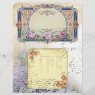 Papier Étiquettes de design vintage et complexe