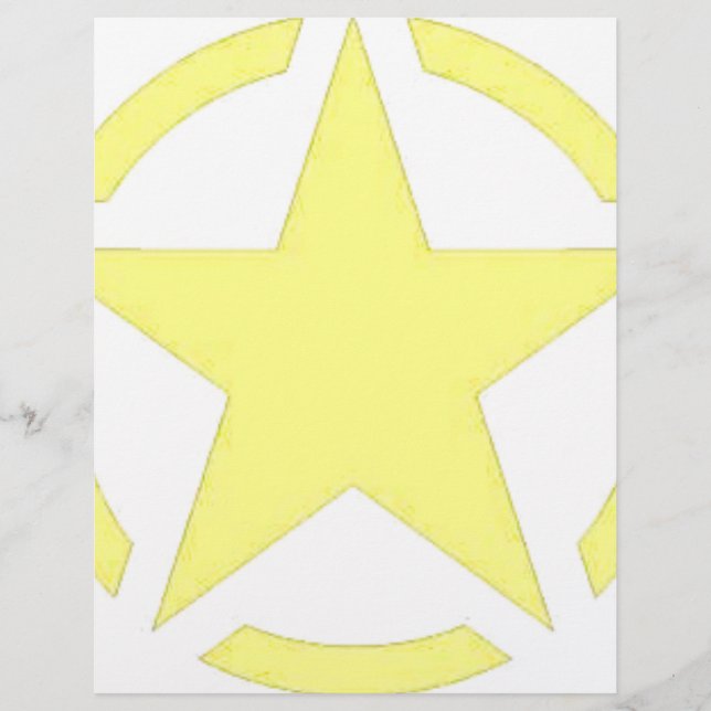 Papier étoile armée (Devant)