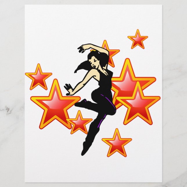 Papier Étoiles dansantes (Devant)