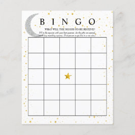 Papier Étoiles de lune | Bingo | Jeux Baby showers