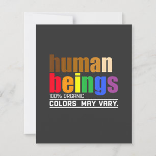 Papier Être humain 100% couleur organique mai Varier LGBT