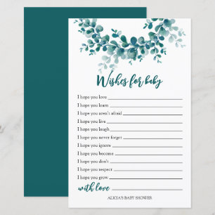 Papier Eucalyptus Baby shower de verdure Espoirs & Souhai