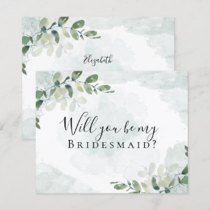 Papier Eucalyptus BUDGET Serez-vous ma demoiselle d'honne