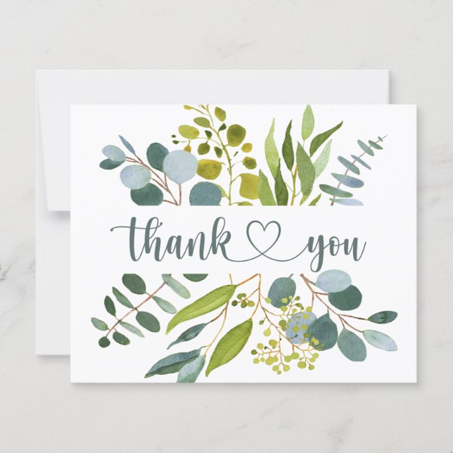 Papier Eucalyptus Merci de verdure (Devant)