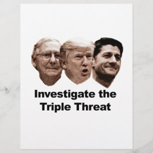 Papier Examiner la triple menace