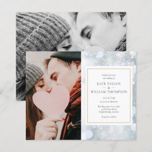 Papier Faire Faire des Flocons de Neige Photos Invitation