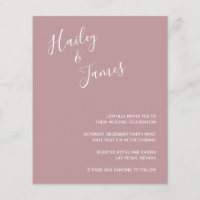 Faire invitation de mariage moderne et économique