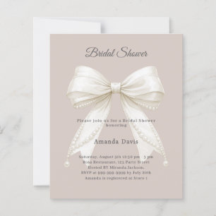 Papier Faire-part de Baby Shower pour la robe de mariée a
