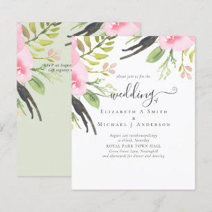 Papier Faire-part de mariage budgétaire de qualité d'oliv
