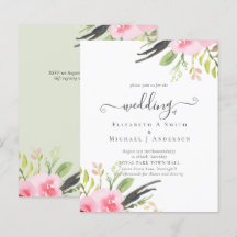 Faire-part de mariage budgétaire de qualité d'oliv