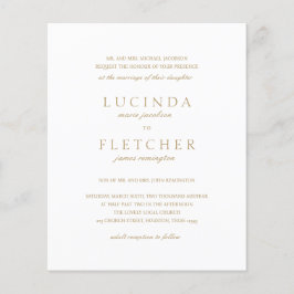 Papier Faire-part de mariage budgétaire du code QR offici