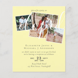 Papier Faire-part de Mariage en Elopement à Petit Budget 