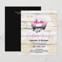 Faire-part de mariage mignon à petit prix pour une