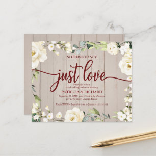 Papier Faire-part de mariage pas cher avec motif floral s
