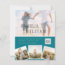 Papier FAIRE-PART DE MARIAGE photo BUDGET Date d'enregist