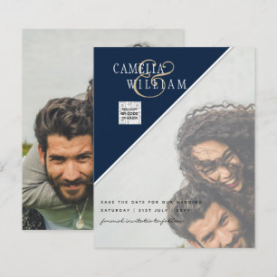 Papier FAIRE-PART DE MARIAGE photo BUDGET Date d'enregist