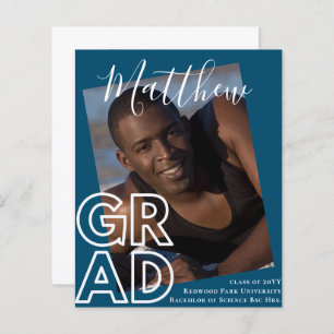 Papier FAIRE-PART D'Études BUDGÉTAIRES PHOTO Classe Moder