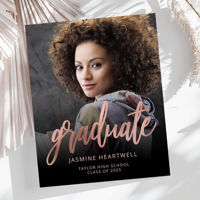 Papier Faire-part d'obtention du diplôme de Rose du budge (Créateur téléchargé)