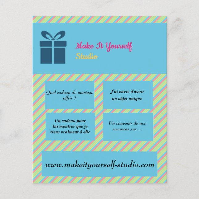 Papier faites-le vous-même (Devant)