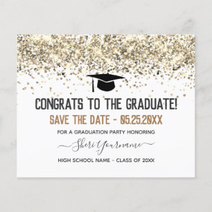 Papier Faux Parties scintillant Graduation Party Enregist