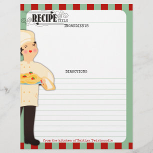 Papier Femme chef pâtes recettes de cuisine italienne en-