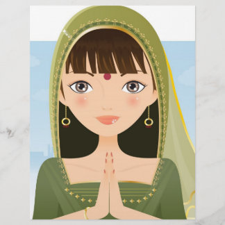 Papier Femme indienne