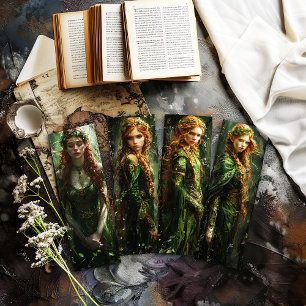 Papier Femmes irlandaises celtiques Signets, Signets Imag