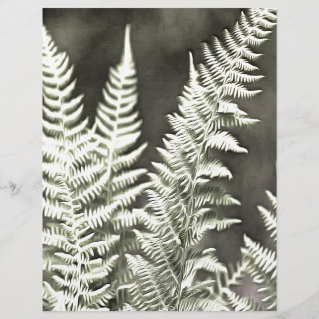 Papier Fern Artistic Abstrait (Devant)