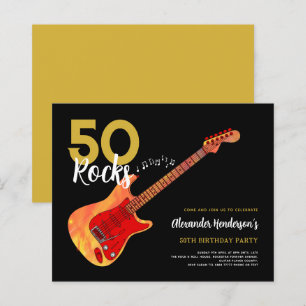 Papier Fête d'anniversaire des 50 ans du Rock and Roll 50