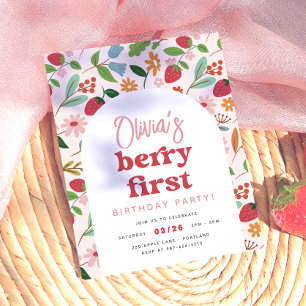 Papier Fête d'anniversaire premier budget Strawberry Berr