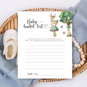 Papier Fête de bébé cerf - Liste de choses à faire pour b