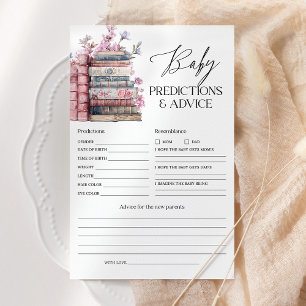 Papier Fête de Bébé Livre de Prédictions et Conseils