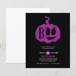 Papier Fête de Halloween BOO Minimaliste BUDGET