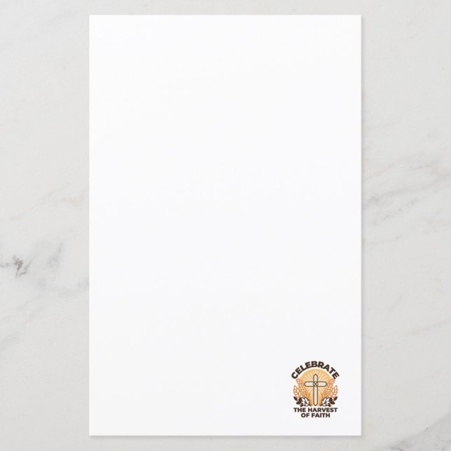 Papier Fête de la récolte de la foi - Art inspirant (Devant)