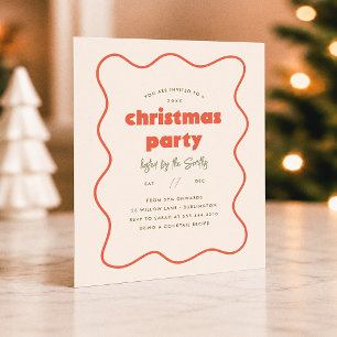 Papier Fête de Noël Cadre Vague Rétro à Petit Prix