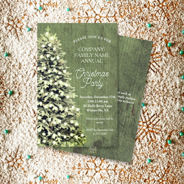 Papier Fête de Noël Russe Tree Green Company (Créateur téléchargé)