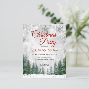 Papier Fête de Noël Silver Winter Wonderland