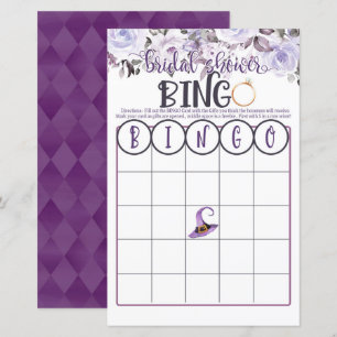 Papier Fête des mariées BINGO Cette sorcière est en train