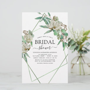 Papier Fête des mariées budgétaire verte Magnolia Invitat