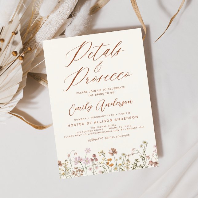 Papier Fête des mariées des Fleurs sauvages budgétaires e (Créateur téléchargé)