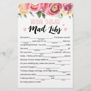 Papier Fête des mariées drôle ou partie Hen Party