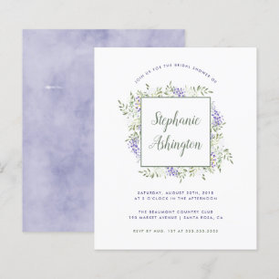Papier Fête des mariées du cadre de la Wisteria d'aquarel